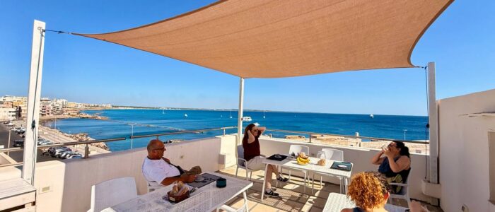 Colazione panoramica nel nostro B&B Gallipoli Centro Terrazza Vista Mare